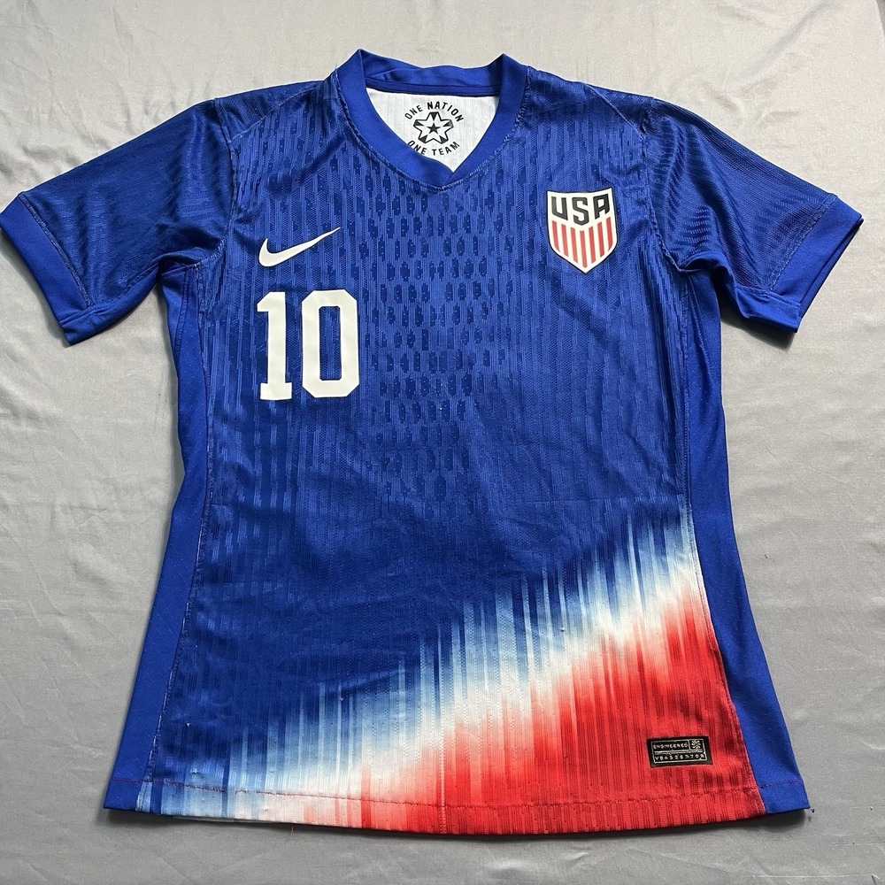 USA Soccer Jersey 2024 Match Away Dri-Fit ADV Authentic Christian Pulisic Mens S